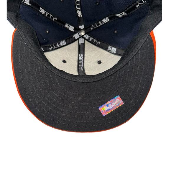 New Era Houston Astros 59Fifty Fitted Snapback Hat - Size 7 5/8 - Picture 4 of 5